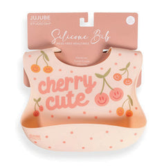 Silicone Bib - Cherry Cute